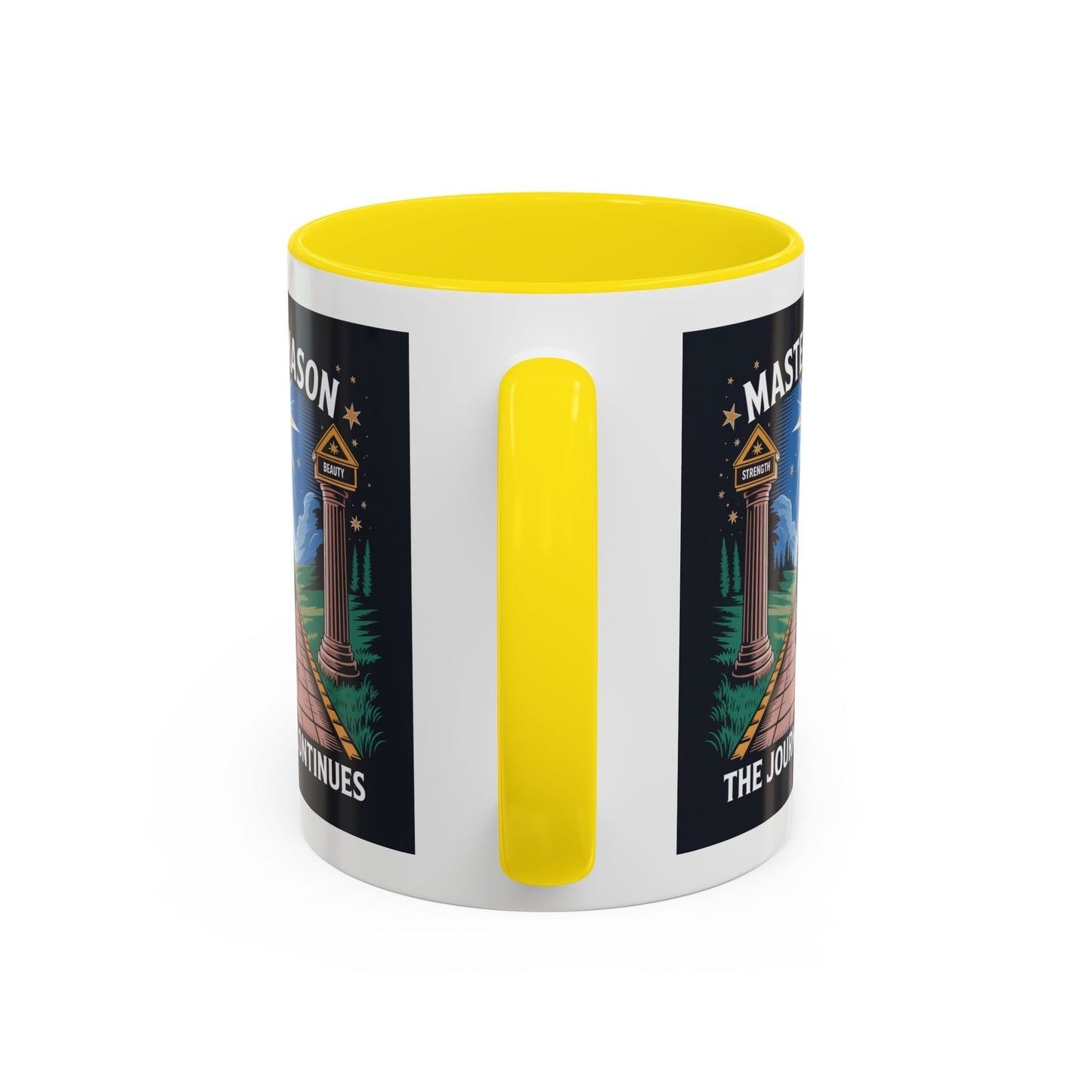Premium Ready to Go Freemason Design | The Third Degree | Master Mason | The Journey Continues - Masonic Mugs