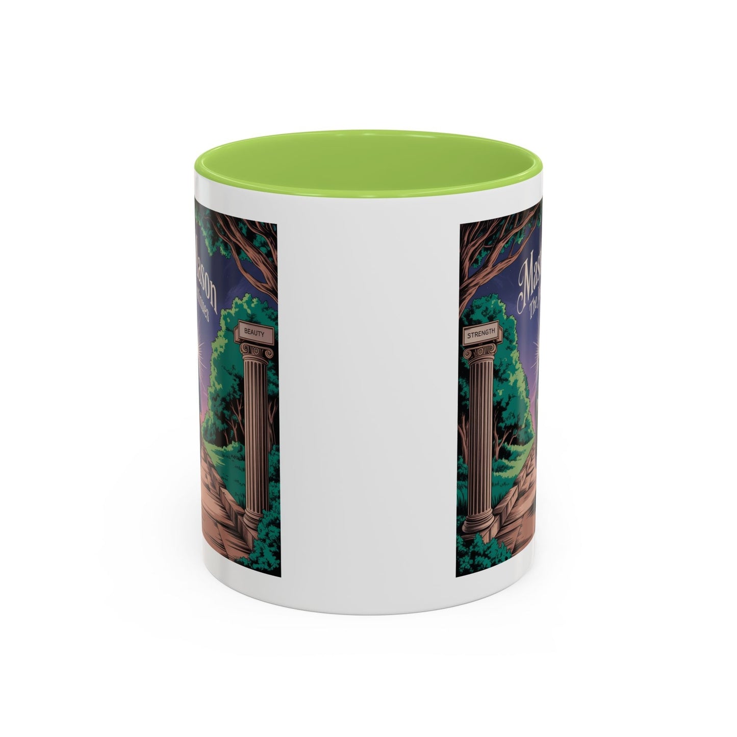 Premium Ready to Go Freemason Design | The Third Degree | Master Mason | The Journey Continues - Masonic Mugs