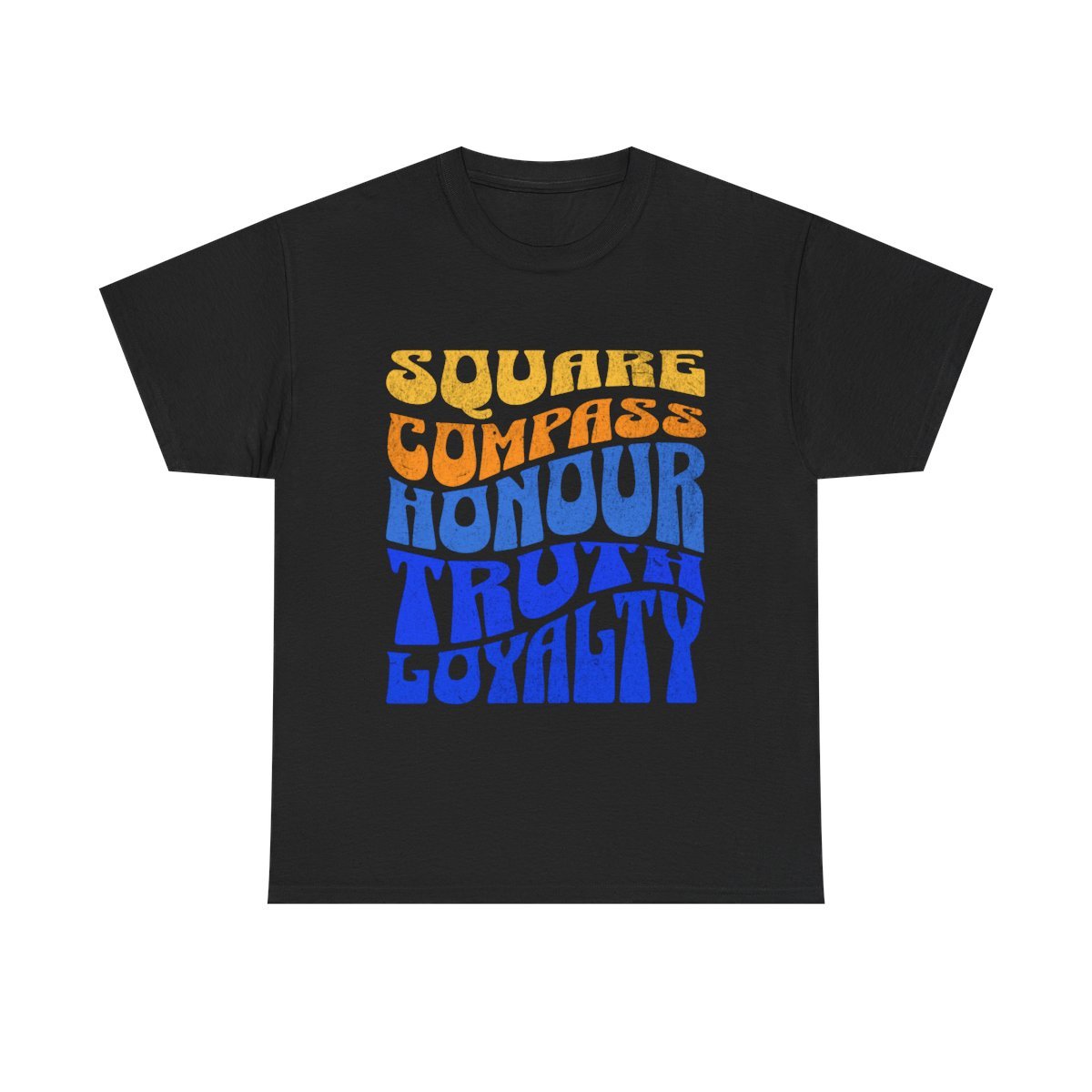 Square Compass Honour Truth Loyalty - Unisex Freemason Ready to Go Apparel – T-Shirt, Sweatshirt or Hoodie – Multiple Colours & Sizes - Masonic Mugs