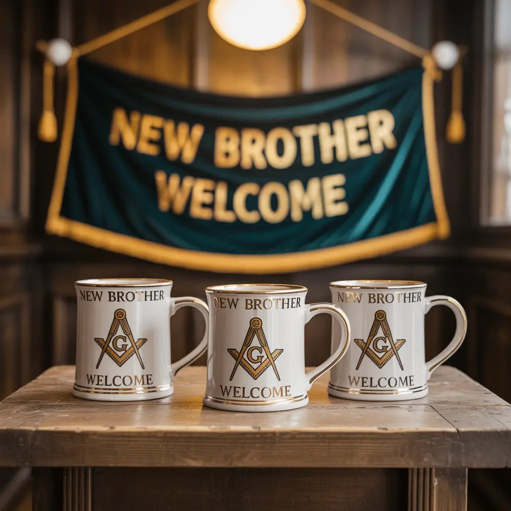 Entered Apprentice: New Brother Welcome - Masonic Mugs