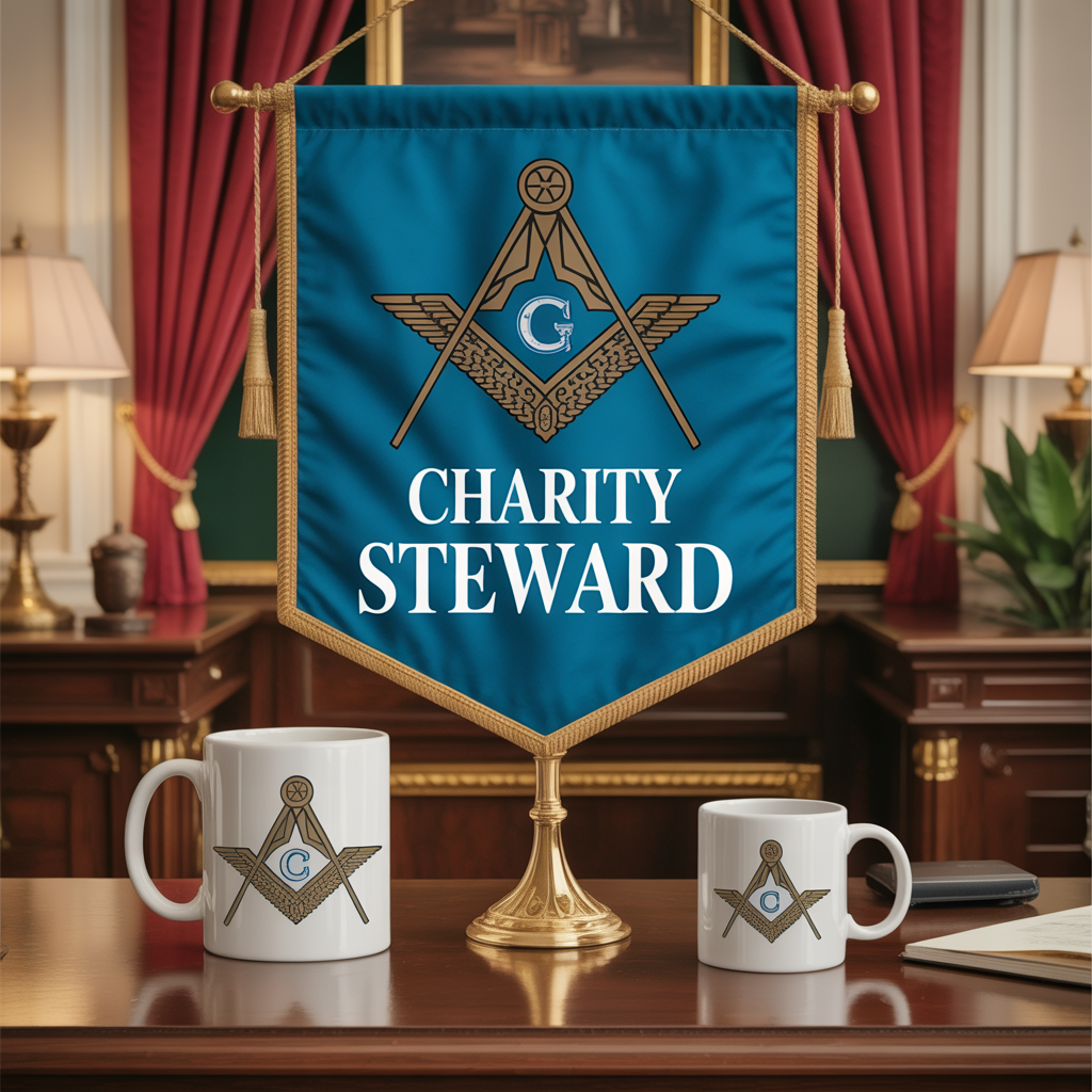 Masonic Mugs Lodge Positions: Charity Steward - Masonic Mugs