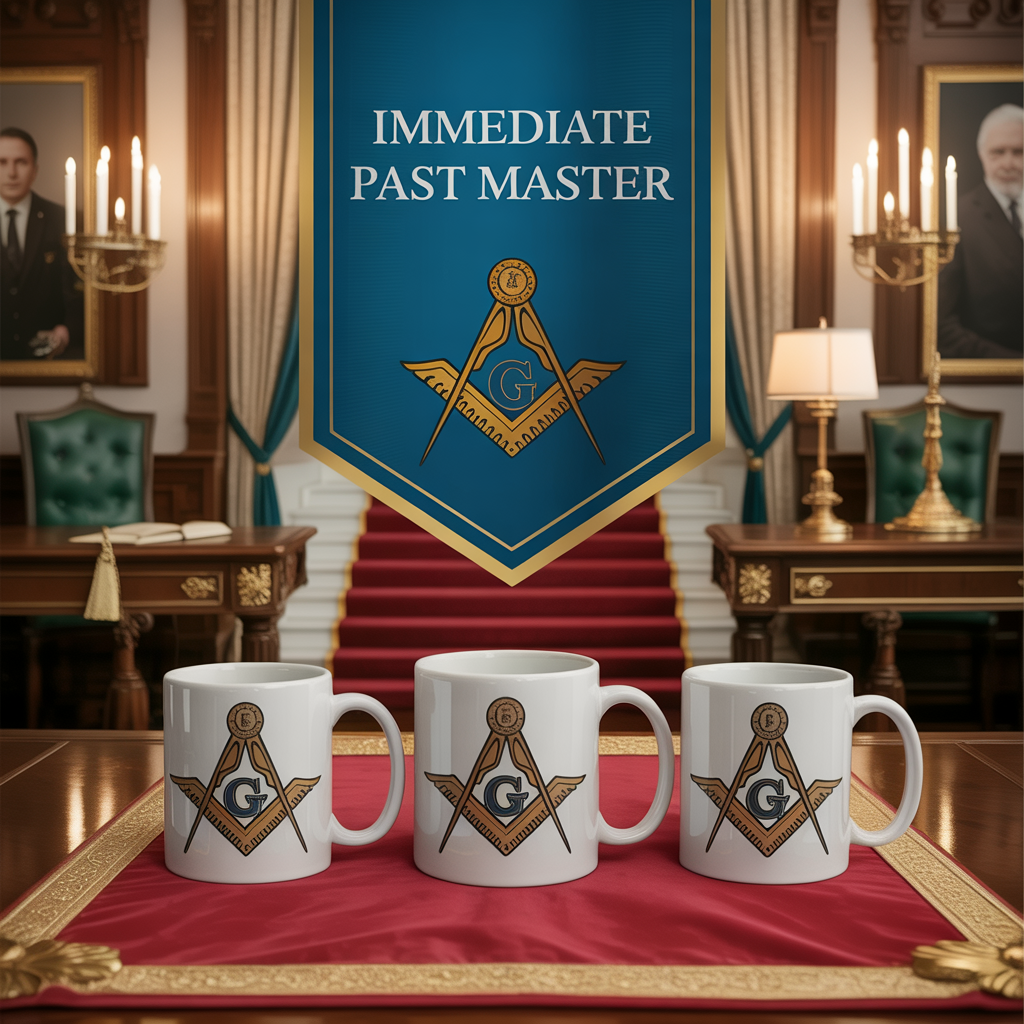 Masonic Mugs Lodge Positions: Immediate Past Master - Masonic Mugs