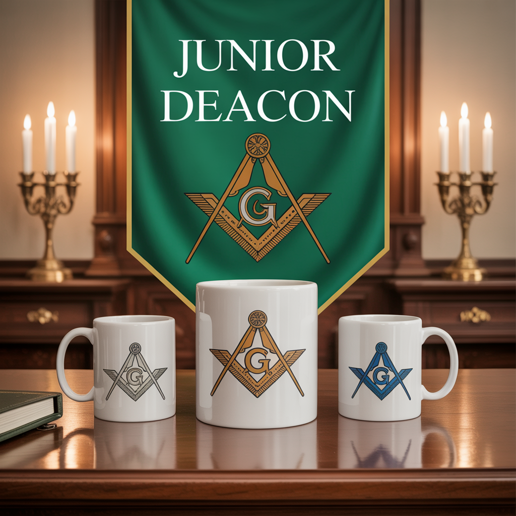 Masonic Mugs Lodge Positions: Junior Deacon - Masonic Mugs
