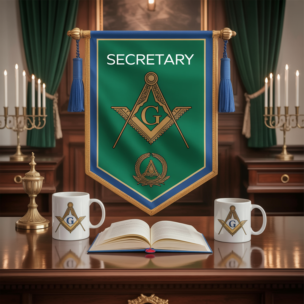 Masonic Mugs Lodge Positions: Secretary - Masonic Mugs