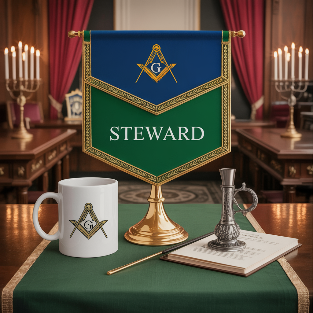 Masonic Mugs Lodge Positions: Steward - Masonic Mugs