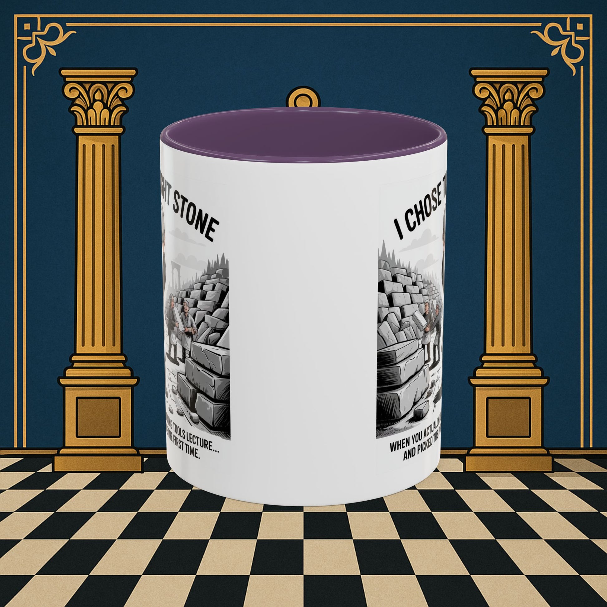 Masonic Mugs - Stone Selection Success - Mark Masonry