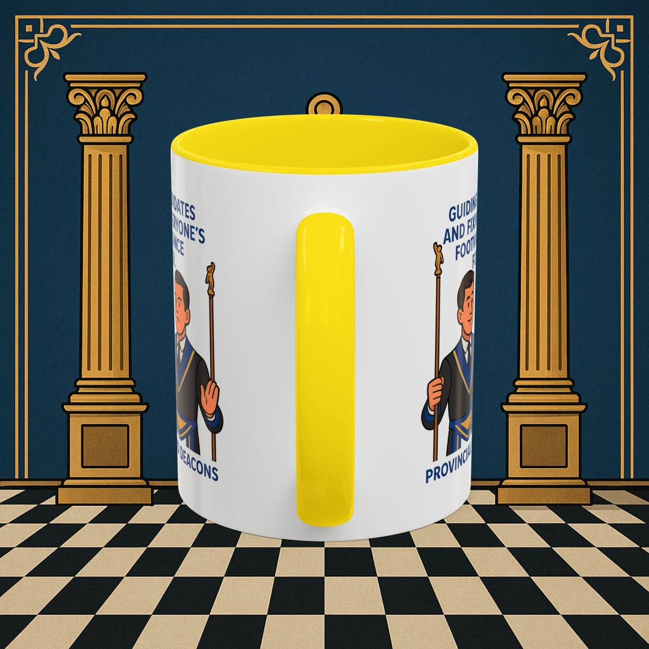 Masonic Mugs - Guiding Light of Masonic Tradition - Provincial Grand Deacons Printify
