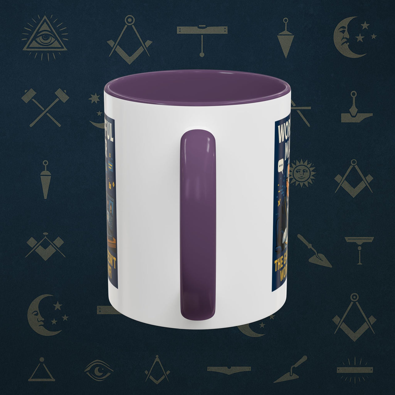 Masonic Mugs - Virtual Vertigo - Worshipful Master Printify