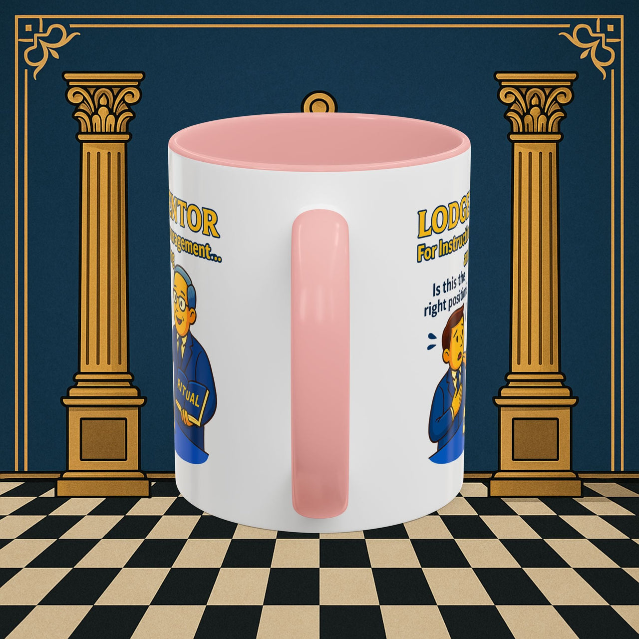 Masonic Mugs - Lodge Mentor Guidance: Masonic Ritual Instruction, Lodge Mentor Printify