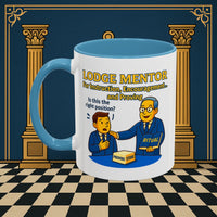 Masonic Mugs - Lodge Mentor Guidance: Masonic Ritual Instruction, Lodge Mentor Printify