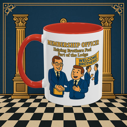 Masonic Mugs - Brotherhood Welcome - Membership Secretary Printify