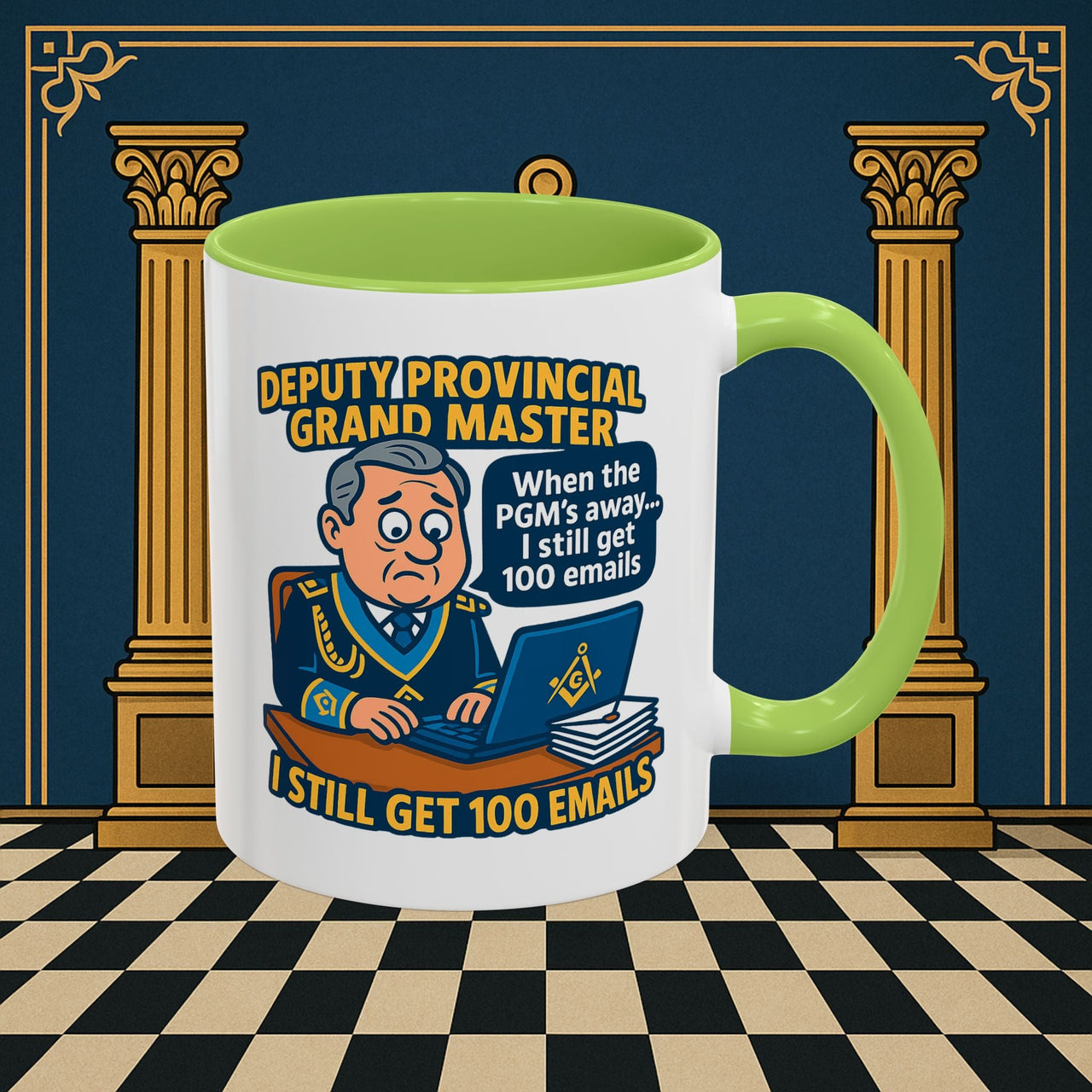 Masonic Mugs - Email Overload - Deputy Provincial Grand Master Printify