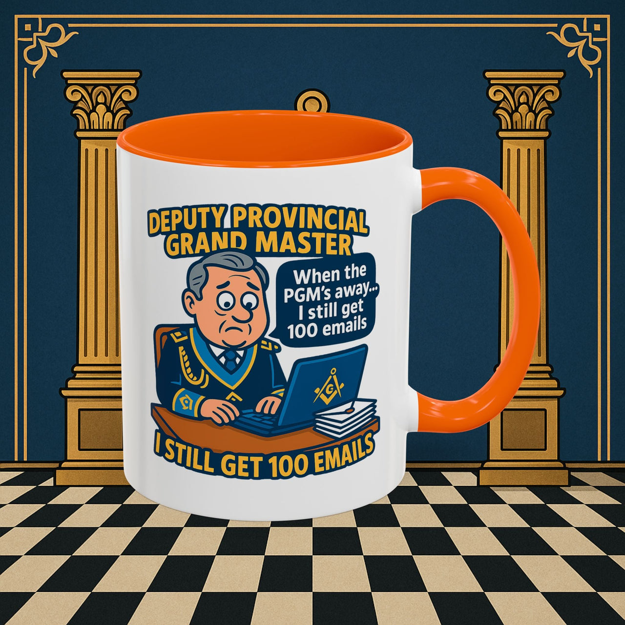 Masonic Mugs - Email Overload - Deputy Provincial Grand Master Printify