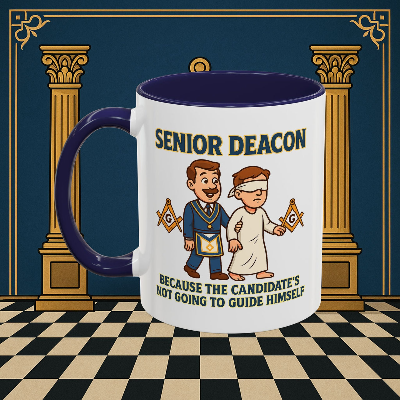 Masonic Mugs - Guiding Light - Senior Deacon Printify