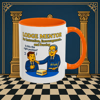 Masonic Mugs - Lodge Mentor Guidance: Masonic Ritual Instruction, Lodge Mentor Printify