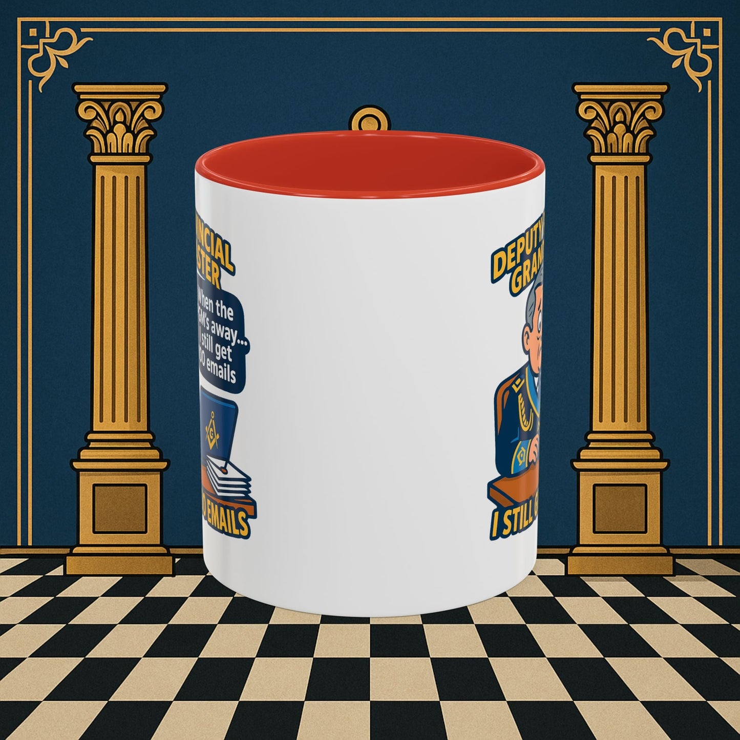 Masonic Mugs - Email Overload - Deputy Provincial Grand Master Printify