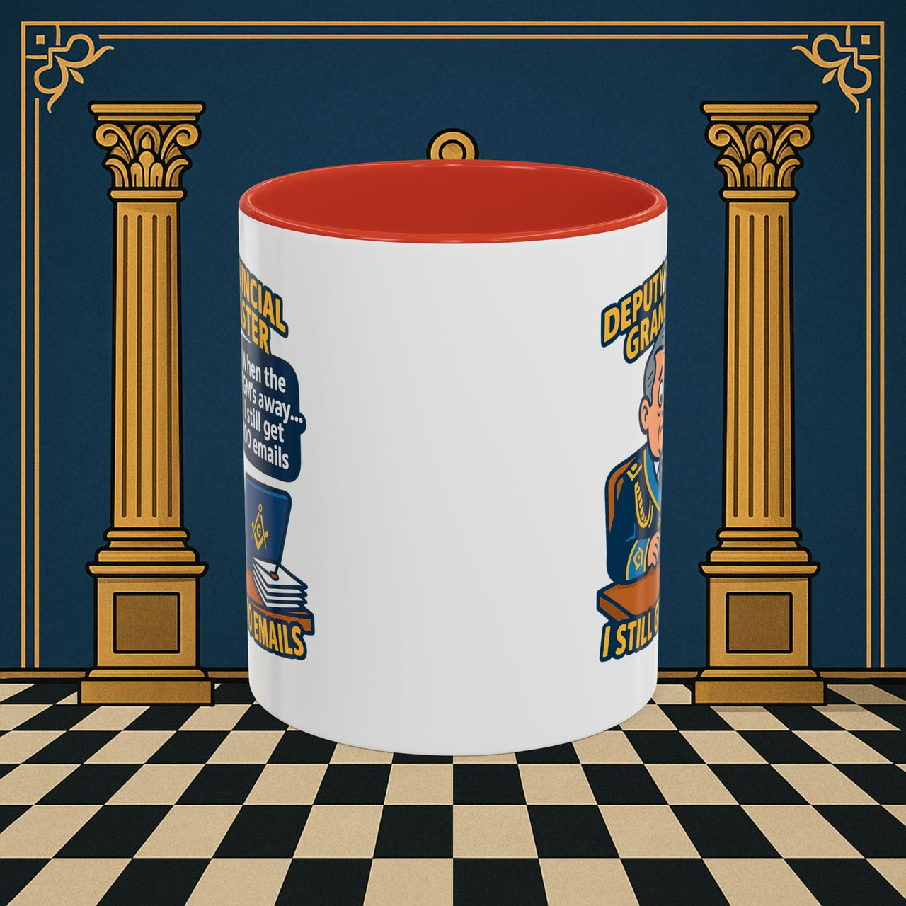Masonic Mugs - Email Overload - Deputy Provincial Grand Master Printify