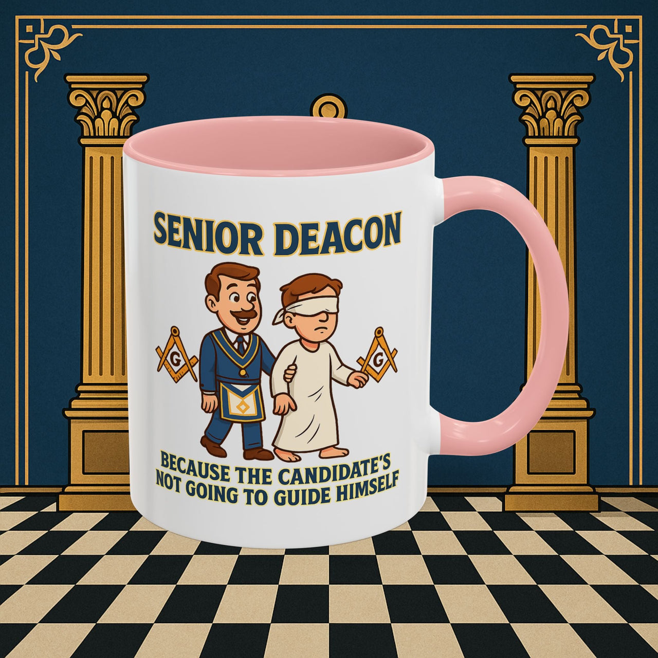 Masonic Mugs - Guiding Light - Senior Deacon Printify