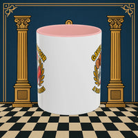 Masonic Mugs – Gavel & Glamour: A Toast to the Ladies (Accent Coloured 11oz Mug) Printify