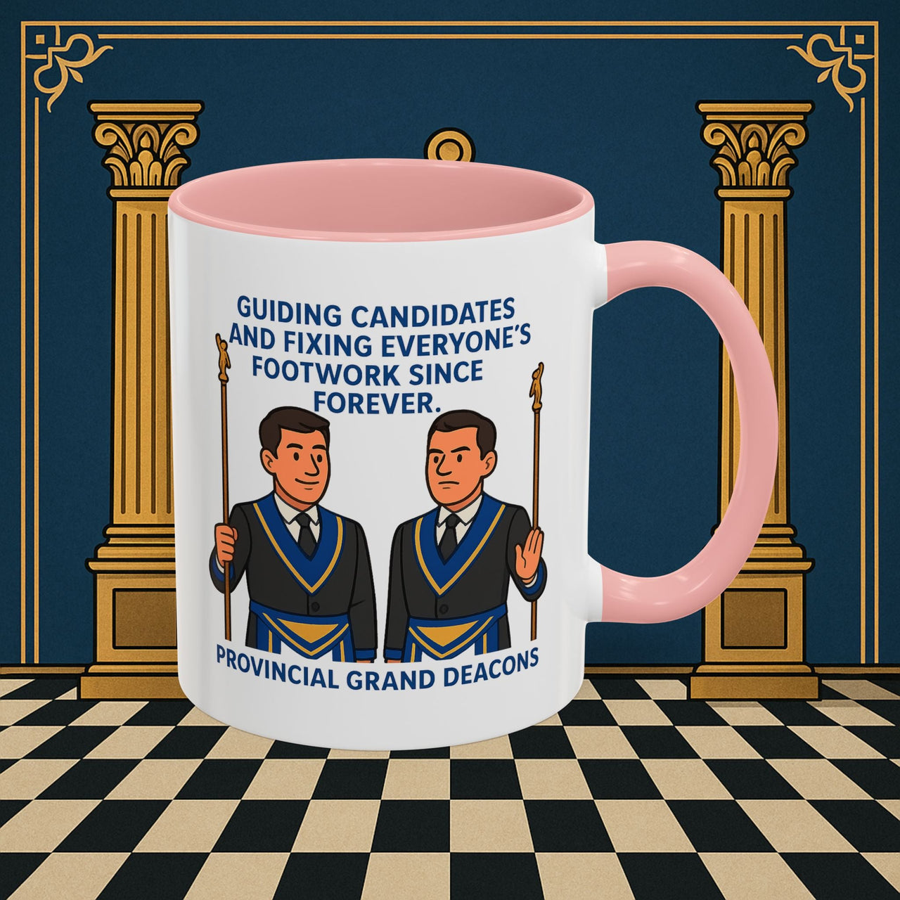 Masonic Mugs - Guiding Light of Masonic Tradition - Provincial Grand Deacons Printify