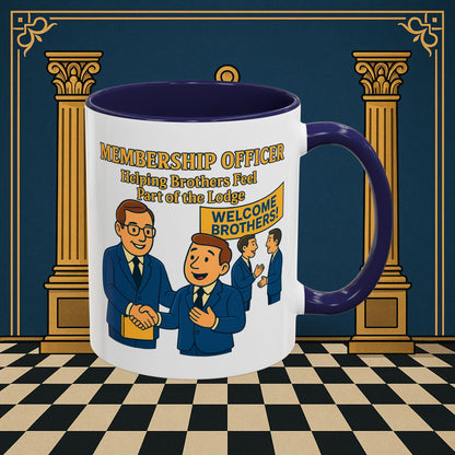 Masonic Mugs - Brotherhood Welcome - Membership Secretary Printify