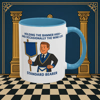 Masonic Mugs - Banner and Barrel - Provincial Standard Bearer Printify