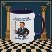 Masonic Mugs - Sword of Mystery - Provincial Sword Bearer Printify
