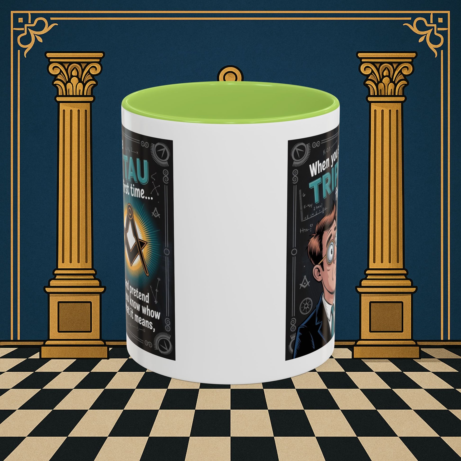 Masonic Mugs - Bewildered by the Tau - Royal Arch