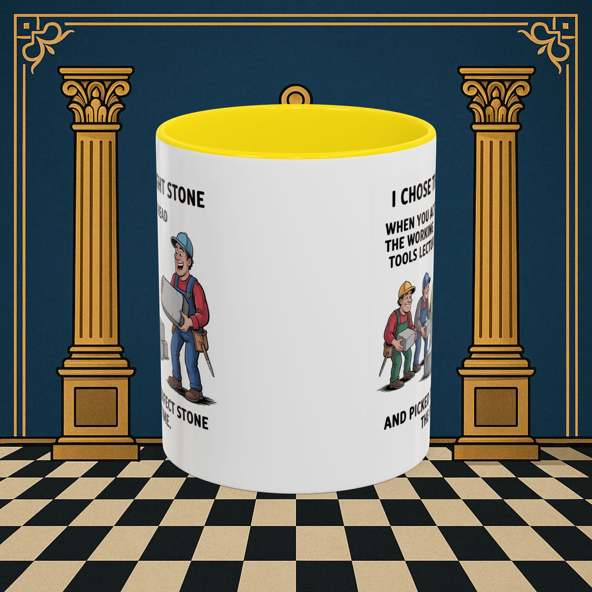 Masonic Mugs - Stone Selection Strategy - Mark Masonry