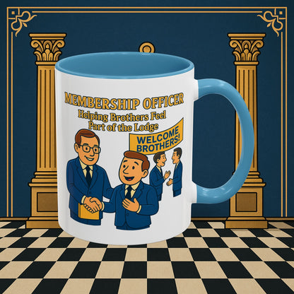 Masonic Mugs - Brotherhood Welcome - Membership Secretary Printify