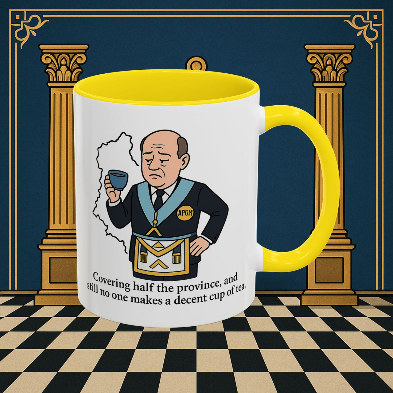 Masonic Mugs - Provincial Tea Troubles - Assistant Provincial Grand Master Printify