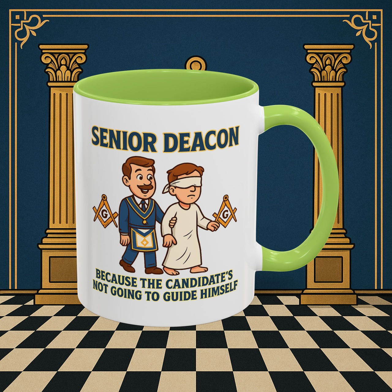Masonic Mugs - Guiding Light - Senior Deacon Printify