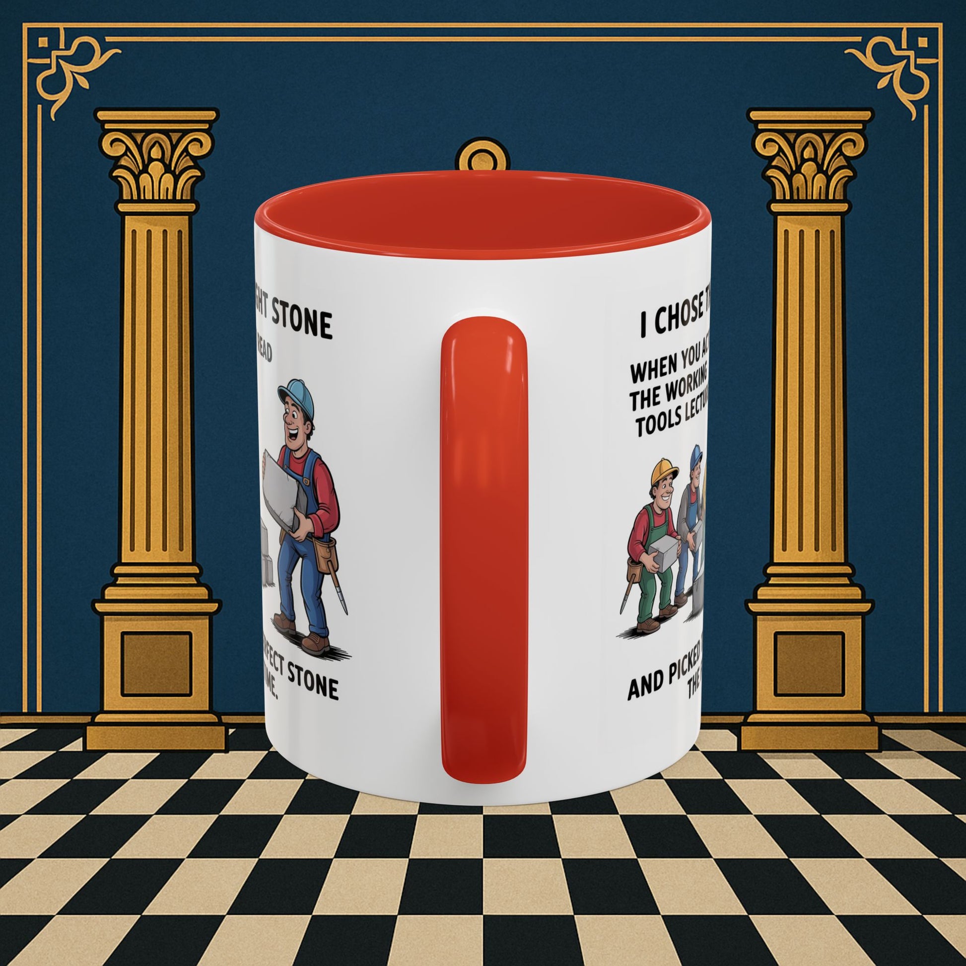 Masonic Mugs - Stone Selection Strategy - Mark Masonry
