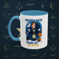Masonic Mugs - Masonic Cats Assemble - Worshipful Master Printify