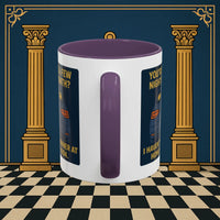 Masonic Mugs Ready to Go – Dinner at Home? Never Heard of It (Accent Coloured 11oz Mug) Printify