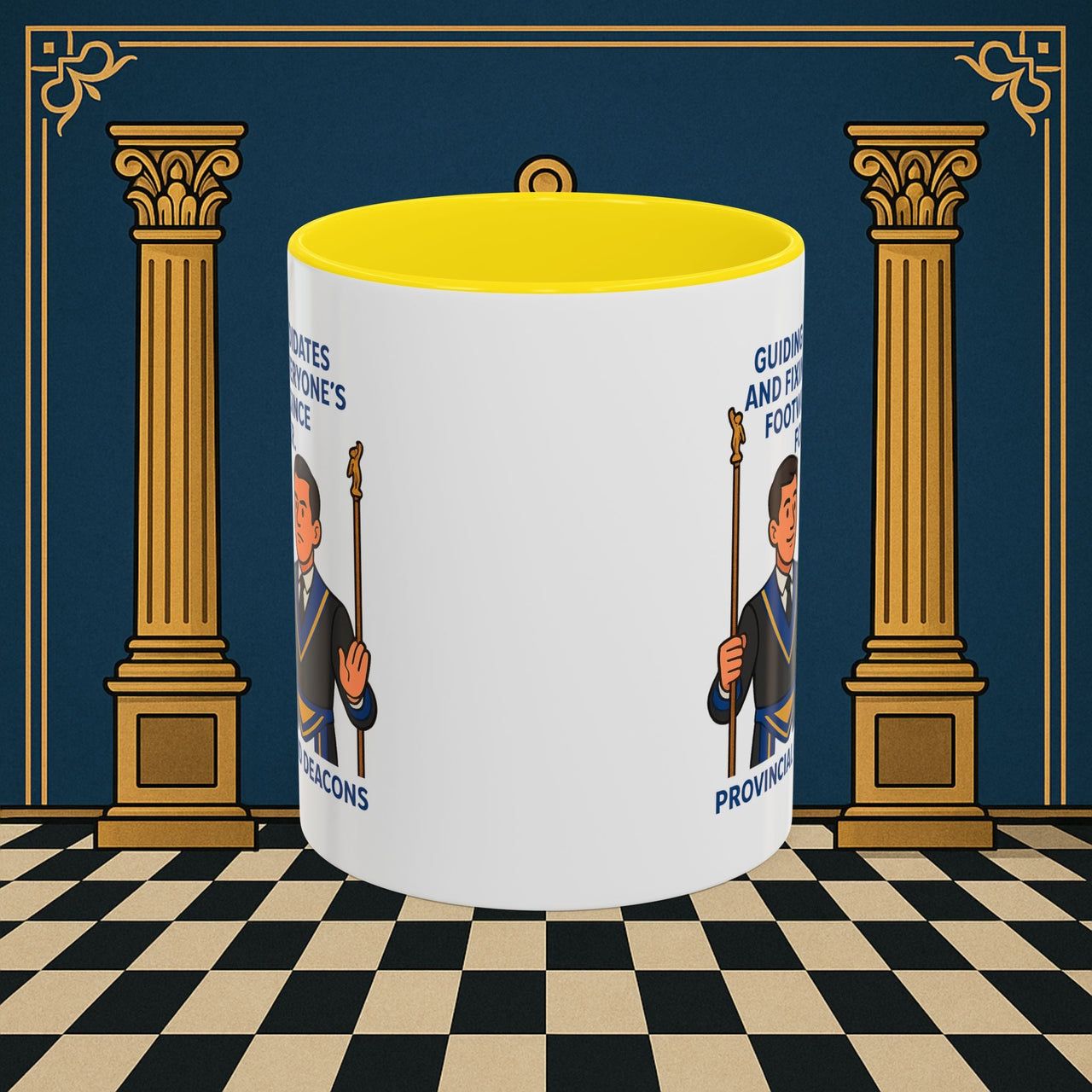 Masonic Mugs - Guiding Light of Masonic Tradition - Provincial Grand Deacons Printify