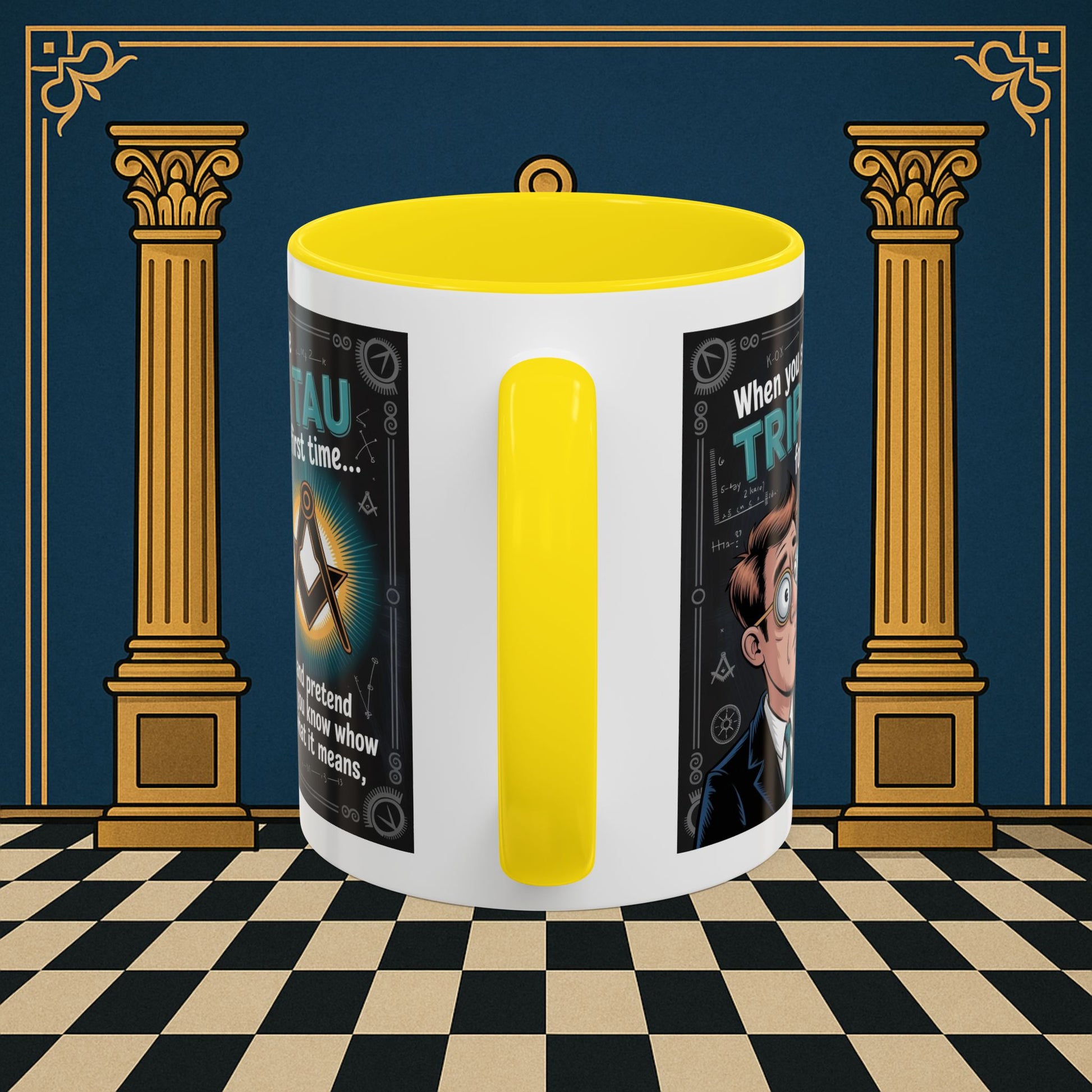 Masonic Mugs - Bewildered by the Tau - Royal Arch
