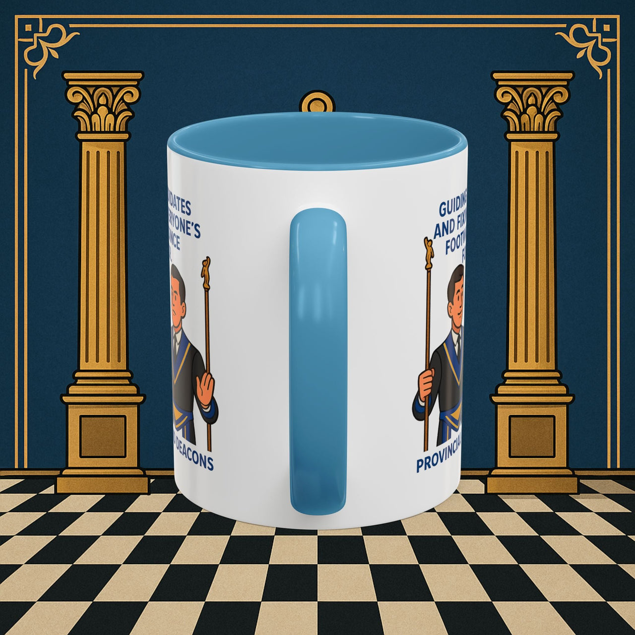 Masonic Mugs - Guiding Light of Masonic Tradition - Provincial Grand Deacons Printify