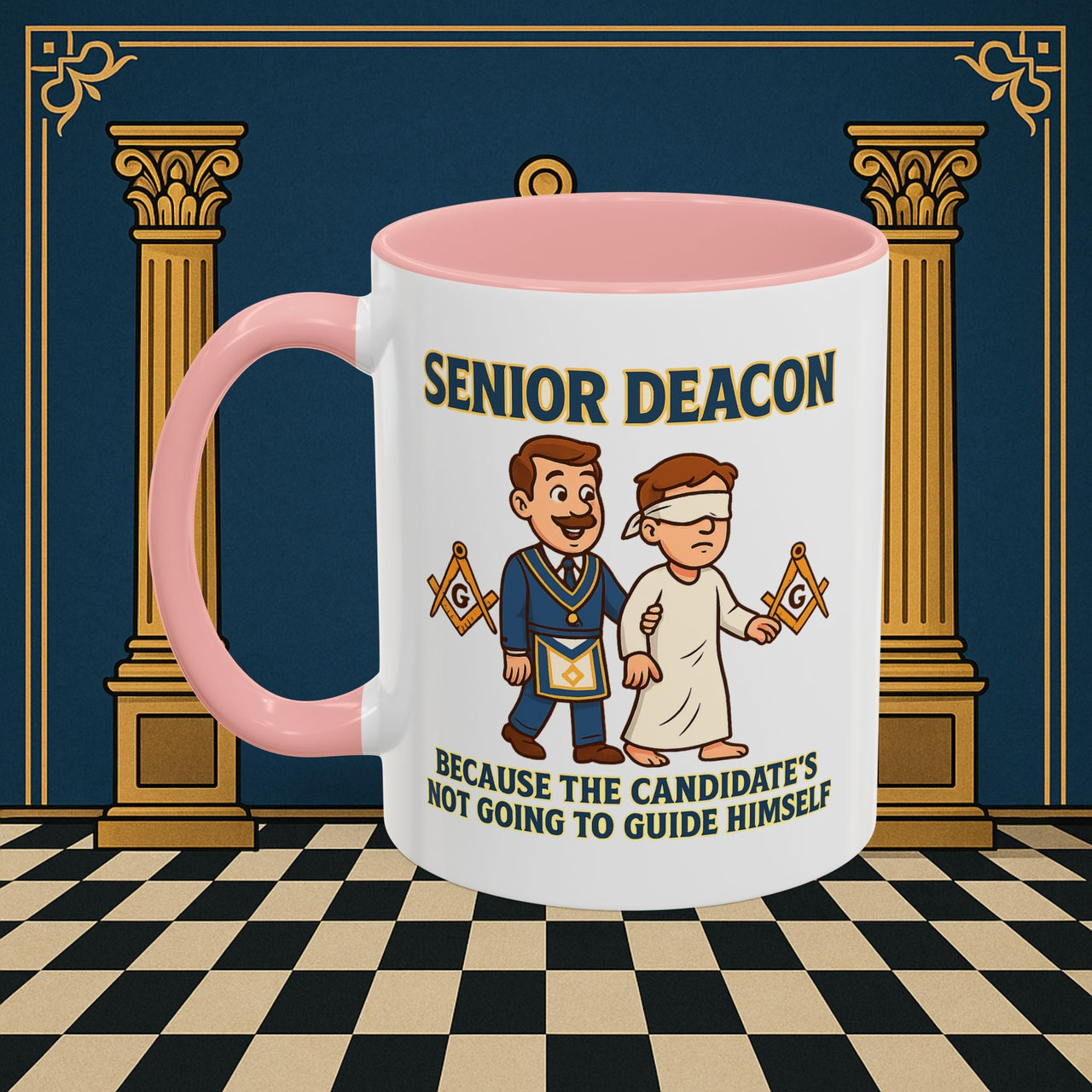 Masonic Mugs - Guiding Light - Senior Deacon Printify