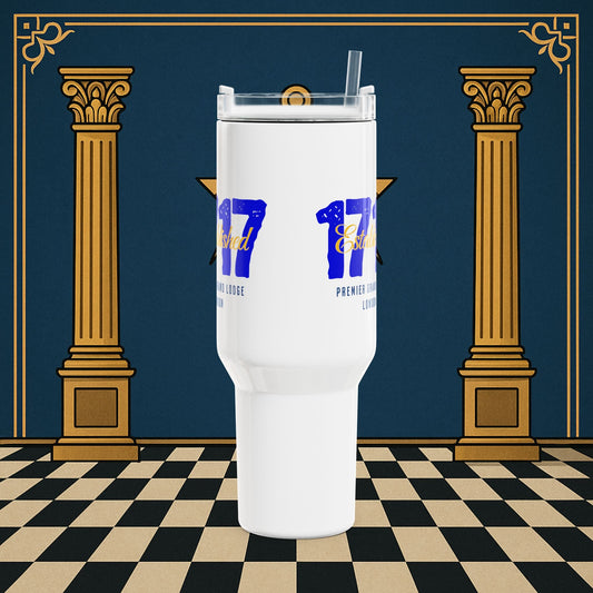 Masonic Mugs Tumbler 40oz – Established 1717 Premier Grand Lodge – Freemason Ready-to-Go Gift Printify
