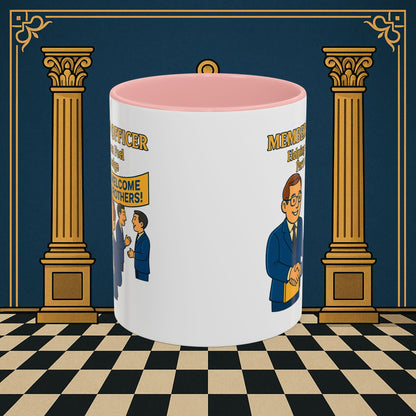 Masonic Mugs - Brotherhood Welcome - Membership Secretary Printify