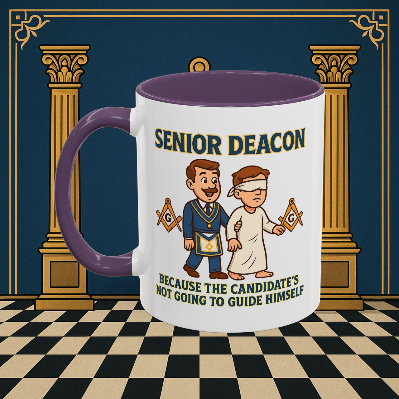 Masonic Mugs - Guiding Light - Senior Deacon Printify