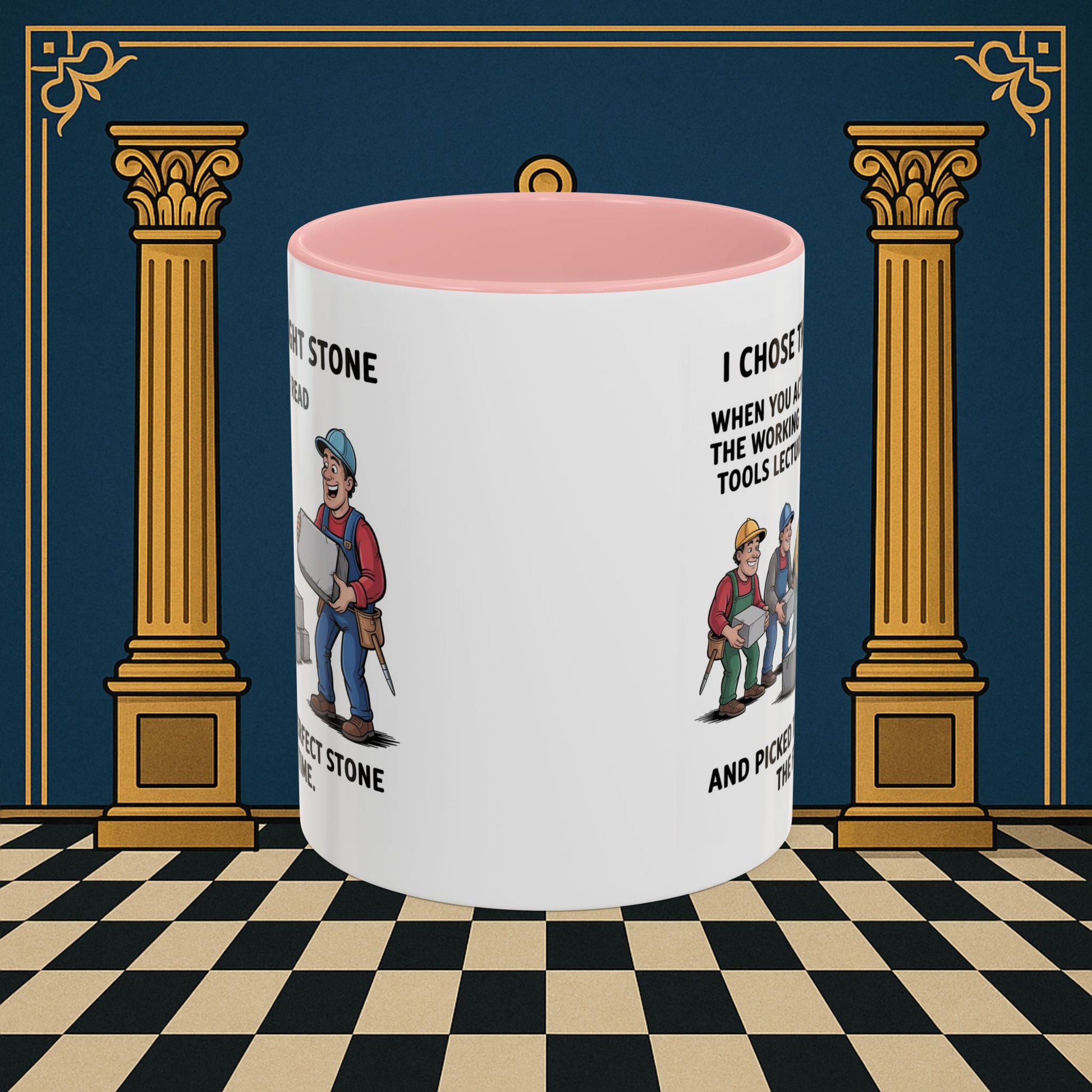 Masonic Mugs - Stone Selection Strategy - Mark Masonry