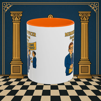 Masonic Mugs - Brotherhood Welcome - Membership Secretary Printify