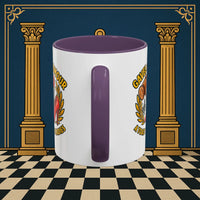 Masonic Mugs – Gavel & Glamour: A Toast to the Ladies (Accent Coloured 11oz Mug) Printify