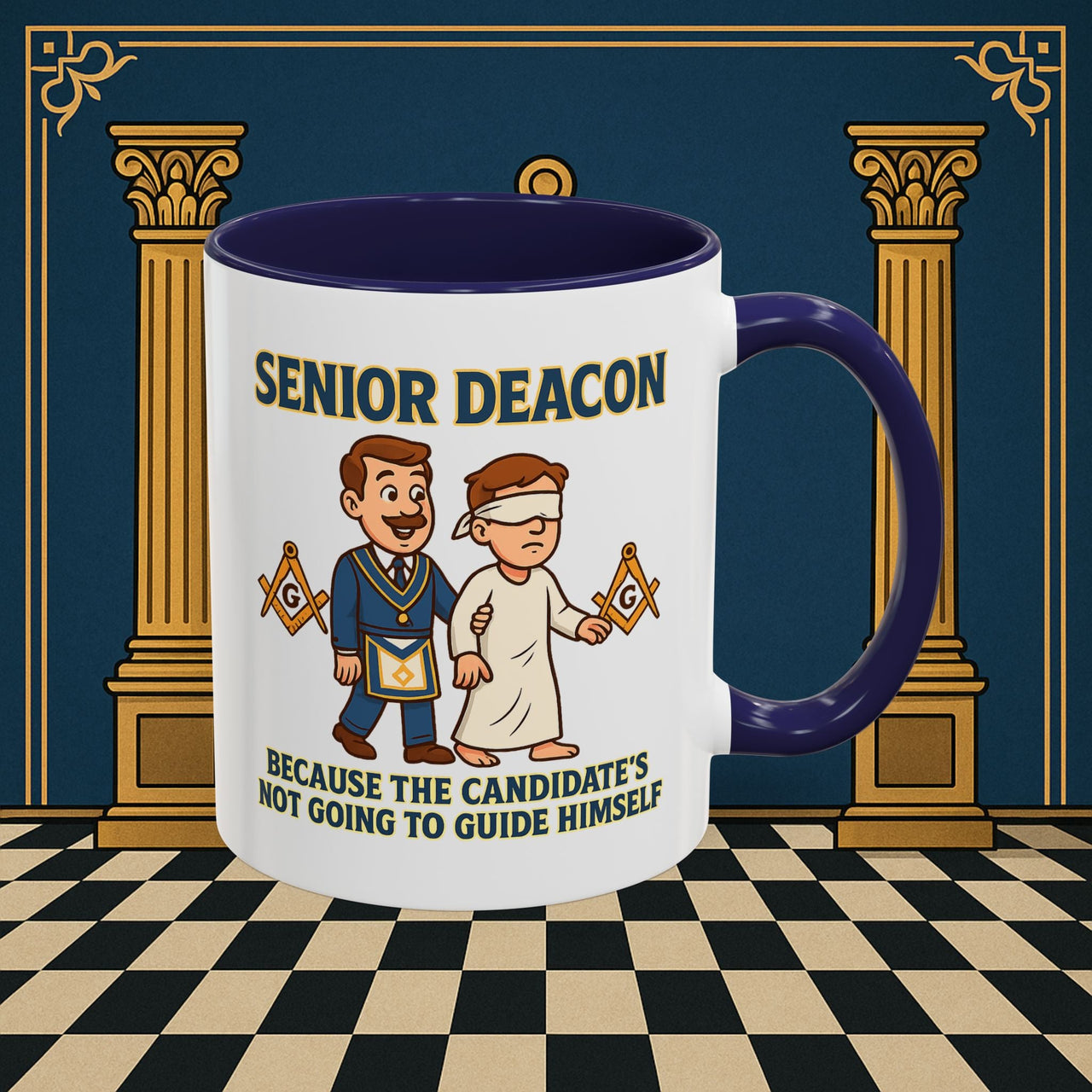 Masonic Mugs - Guiding Light - Senior Deacon Printify
