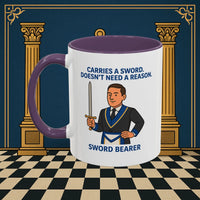 Masonic Mugs - Sword of Mystery - Provincial Sword Bearer Printify