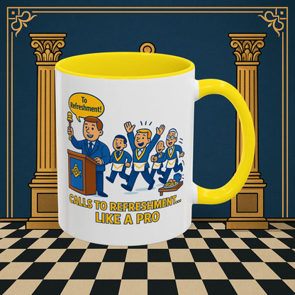 Masonic Mugs - Masonic Refreshment Revelry: Fraternal Lodge Humor, Junior Warden Printify