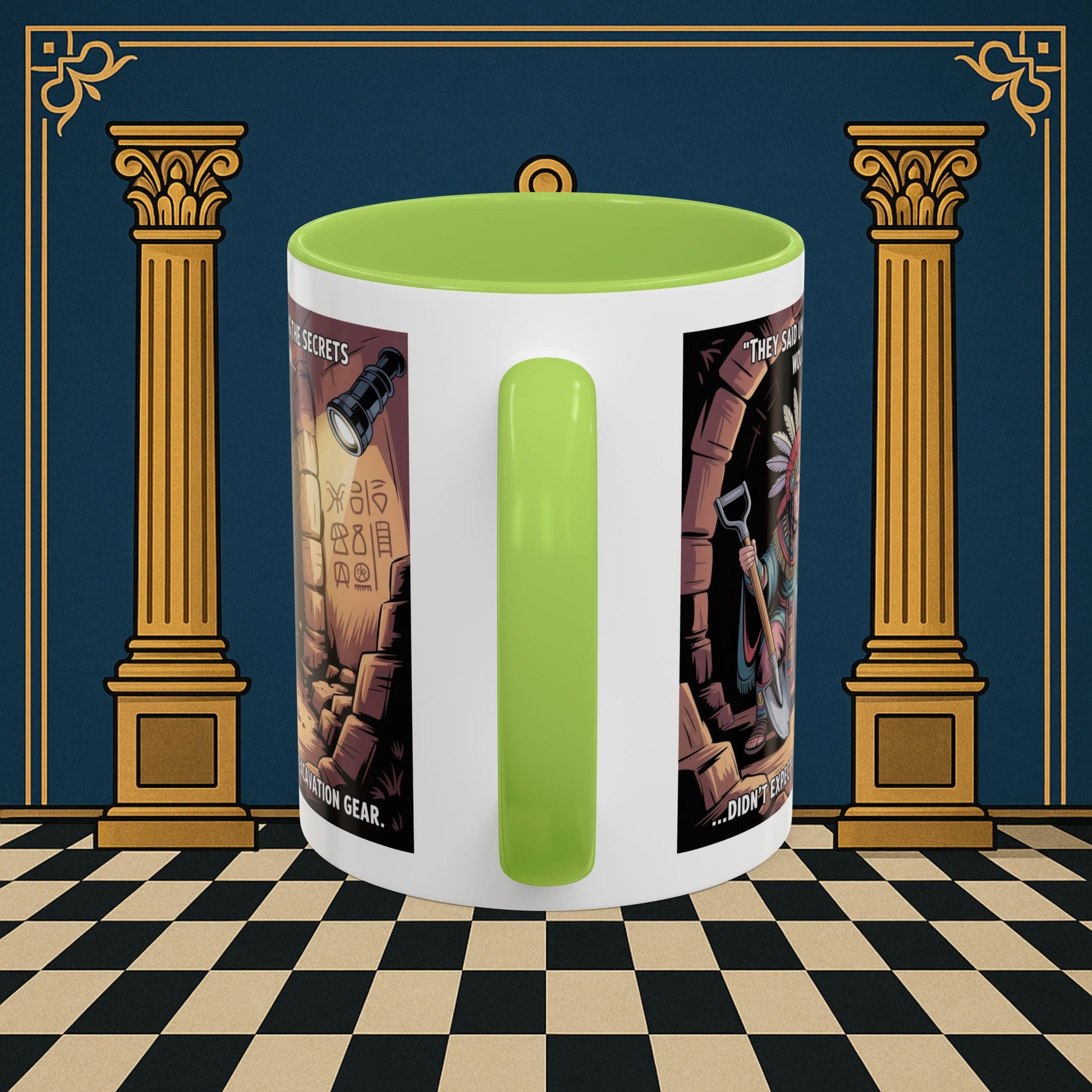 Masonic Mugs - Dig Happens - Royal Arch