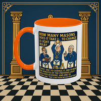 Masonic Mugs Ready to Go – How Many Masons? (Accent Coloured 11oz Mug) Printify